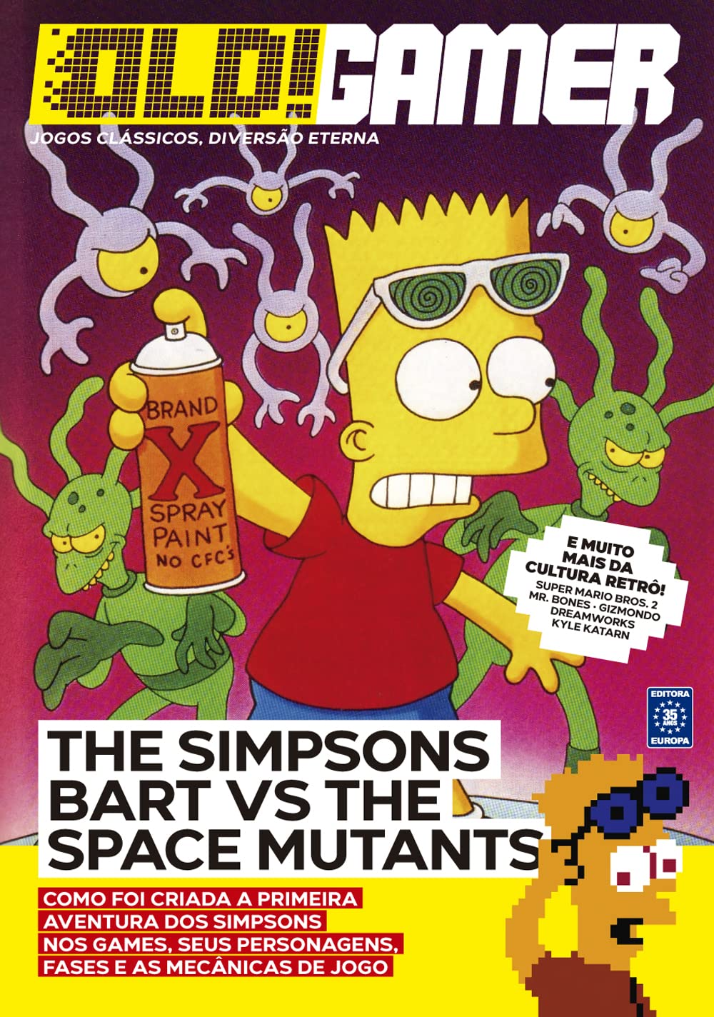 Bookzine OLD!Gamer - Volume 12: The Simpsons Bart Vs. The Space